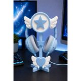 YS Print Kanatlı Kawaii Kulaklık Standı - Mavi