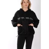 Ysatis Oversize Kapüşonlu Minimalist Kadın Ceket - Günlük Kullanım