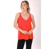 Ysatis V Yaka Kolsuz Minimalist Şifon Bluz - Günlük & Şık
