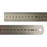 Ysb 100 cm Çelik Cetvel Inç Ölçülü - Light Havana - 95 Adet