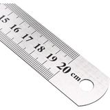 YSB 20 Cm Çelik Cetvel Inç Ölçülü