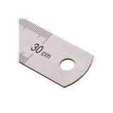 YSB 30 Cm Çelik Cetvel Inç Ölçülü