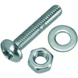 Ysb M4x12mm Vida , Somun Ve Pul Takım X 10 Takım (Rf134)