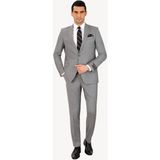 Ysf Erkek Füme Regular Fit Desenli Takım Elbise - 46 / 6 - 4 Drop