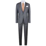 YSF Erkek Gri Ekose Regular Fit Takım Elbise