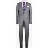 Ysf Erkek Gri Regular Fit Ekose Takım Elbise - 58 / 6 - 4 Drop