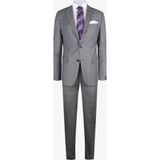 Ysf Erkek Gri Regular Fit Ekose Takım Elbise - 64 / 6 - 4 Drop