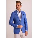 Ysf Erkek İndigo Mavi Klasik Keten Spor Ceket - İndigo - Mavi - 4 Drop - 50 / 4