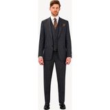 Ysf Erkek Kahverengi Regular Fit Sivri Yaka Yelekli Takım Elbise - 52 / 6 - 6 Drop