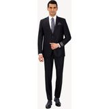 Ysf Erkek Koyu Lacivert Regular Fit Çift Yırtmaç Takım Elbise - 52 / 8 - 4 Drop