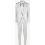 Ysf Erkek Krem Hakim Yaka Slim Fit Yelekli Damatlık - 44 / 6 - 6 Drop
