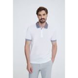 Ysf Erkek Krem Polo Yaka T-shirt - 3XL
