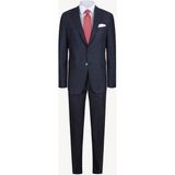 Ysf Erkek Lacivert Ekose Regular Fit Takım Elbise - 48 / 6 - 4 Drop