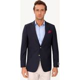 Ysf Erkek Lacivert Klasik Yünlü Mono Yaka Blazer Ceket - 48 - 4 Drop