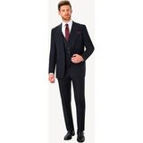 Ysf Erkek Lacivert Slim Fit Sivri Yaka Takım Elbise - 52 / 6
