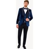 Ysf Erkek Parlament Şal Yaka Yelekli Slim Fit Damatlık - 54 / 6 - 6 Drop