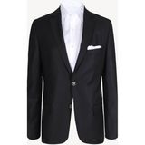Ysf Erkek Siyah Klasik Yünlü Blazer Ceket - 48 - 4 Drop