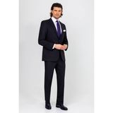 Ysf Erkek Siyah Regular Fit Kareli Takım Elbise - 4 Drop - 50