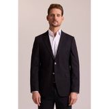 Ysf Erkek Siyah Regular Fit Mono Yaka Likralı Blazer Ceket - 60 / 4