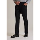 Ysf Erkek Siyah Slim Fit Yan Cepli Kanvas Pantolon