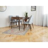 Ysf Woods Eko Model Mürekkep Serisi Masa Takımı/ 4 Sandalye 1 Masa /Mutfak Sandalye Takımı /Açılır Kapanır - Gri