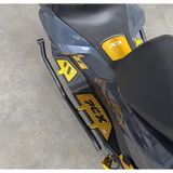 Ysgmotoparts Honda Pcx 125 2025-2026 Koruma Demiri Basamak Paspas Seti Metal Modifiye Sarı Renk