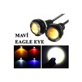 YSGMOTOPARTS Kartal Gözü Eagle Eye Mini Led Aydınlatma Seti Mavi Renk