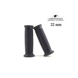 YSGMOTOPARTS Motosiklet Chopper Cafe Racer Universal 22 Mm Silikon Elcik Seti Siyah