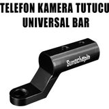 Ysgmotoparts Motosiklet Scooter Nmax Pcx Üniversal Ayna Uzatıcı ve Telefon Kamera Gps Tutucu Bar
