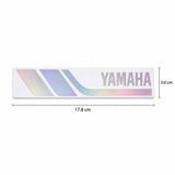 Ysgmotoparts Yamaha Logo Sticker Seti 2 Adet Gökkuşağı Efektli İthal 1. Kalite Baskı