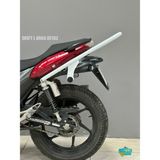 YSN Mondial Drift L 125 cc Özel Üretim Arka Koruma Demiri - Beyaz