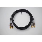 YSN Sounds Amfi Rca Kablosu – 3 Metre - El Yapımı %100 Bakır – Anfi Rca Ses Kablosu - 3 Metre