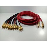 YSN Sounds Amfi Rca Kablosu – El Yapımı 2 Giriş 10 Çıkış %100 Bakır Parazit Yapmaz – Anfi Rca Kablosu – 5 Metre