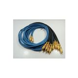 YSN Sounds Amfi Rca Kablosu – El Yapımı 2 Giriş 8 Çıkış %100 Bakır Parazit Yapmaz – Anfi Rca Kablosu – 5 Metre