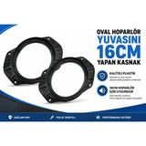 YSN Sounds Oval Yani 6x9" Hoparlör Yerine 16 cm Hoparlör Takma Kasnağı - Oval Hoparlör Yerine 16CM Hoparlör Kasnağı - 2 Adet