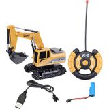 Ysn Toys Hediyelik Uzaktan Kumandalı Şarjlı Excavatör Kepçe - Sarı
