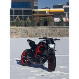 YSN Yamaha mt 07 Özel Üretim 3 Takozlu Koruma Demiri - Kırmızı