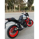 YSN Yamaha mt 25 Özel Üretim 3 Takozlu Ön Koruma Demiri - Kırmızı