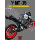 YSN Yamaha mt 25 Özel Üretim 3 Takozlu Ön Koruma Demiri - Siyah