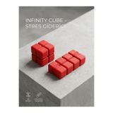 YSR HOME YSR Studio 3D Infinity Cube Stres Küpü - Hareketli Eklemli 3D Baskı Odaklanma Oyuncağı
