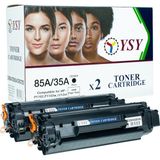 Ysy Hp CE285A M1217 M1217NFW Muadil Toner 1 Kutuda 2 Toner (Çipli) - 1,5 kg - Siyah