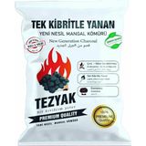 Yt Marketing Tezyak Mix Tek Kibritle Yanan Yeni Nesil Mangal Kömürü Tezyak Duman Is Kokuya Son Çevre Dostu 2 kg - Siyah - 1 Adet