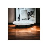 YTA collection Yta Ahşap Yuvarlak 4 Tekerlekli Saksı, Damacana,tüp Hava Temizleyici Altlığı