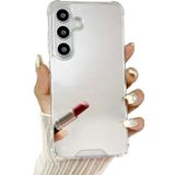 YTanazing Samsung Galaxy A36 için Ayna Kılıfı Kadınlar Kızlar için Makyaj, Sevimli Cam Parlak Ayna Arka Darbeye Dayanıklı Sert Kılıf Şeffaf Yumuşak Silikon Tampon TPU Çerçeve Samsung Galaxy A36 için