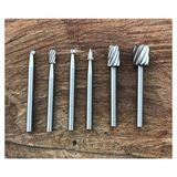 Yu-Su 6pcs Ahşap Oyma Freze Seti Hss Mini Matkap Ucu Gravür Ucu - 50MM