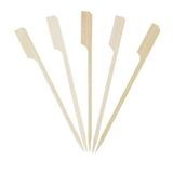 Yuandong Bambu Golf Kürdan 12 cm 100'lü Paket | Kokteyl, Sunum, Parti ve Mutfak Kullanımı İçin Doğal Bambu Çubuk