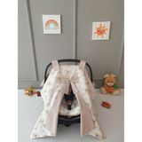 Yuar Baby - Puset Örtüsü - Pamuklu Kumaş - Açık Bej - 0 - 13 kg