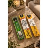 YUBERHOME YH06102 3'lü Tütsü Seti Yasemin Misk Vanilya Kokulu 60 Çubuk Premium Aromaterapi Ev Kokusu