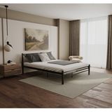 Yuceer Home Cift Kisilik Metal Karyola Ortopedik Ferforje Karyola 160X200 Cm