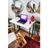 Yüceer Home Katlanabilir Taşınabilir Sağlam Metal Ayaklı Çalışma Masası